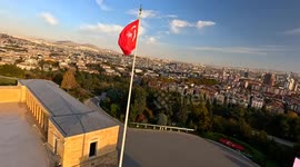 FPV drone captures mausoleum of Türkiye's founder Ataturk ahead of 87th death anniversary