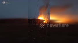 Russian drone attack hits in Sumy region, Ukraine reports