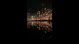 Thousands of Lanterns Illuminate the Sky During Yi Peng Festival in Chiang Mai