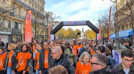 Thousands join Paris march marking 10 years since 2015 attacks