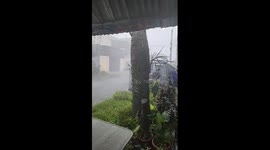 Severe weather hits Bacolod amid Typhoon Uwan, Philippines