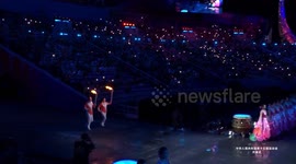 China: Cauldron lit at opening of China's 15th National Games