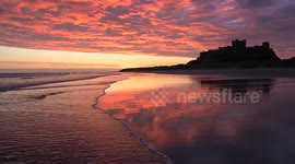Stunning Sunrise In Bamburgh 2/2