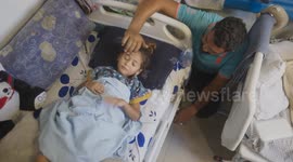 6-year-old paralyzed Gaza girl clings to hope