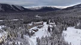 Season's first heavy snowfall covers Girdwood in Alaska