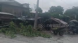 Typhoon Fung-Wong kills two and forces mass evacuations in Philippines