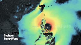 MOTIONGRAPHICS - 2 killed, over 1 million evacuated as Typhoon Fung-Wong batters Philippines