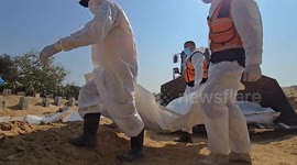 Israeli-held 38 unidentified Palestinian bodies buried in Gaza (2)