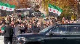 Syrian president departs White House after historic talks with Trump