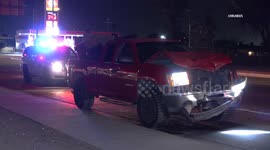 US, Phoenix: Phoenix 35th Avenue Pickup vs Pedestrian Crash