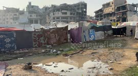 Palestinians in Gaza’s Shejaiya struggle between life and death near Israeli “yellow line”