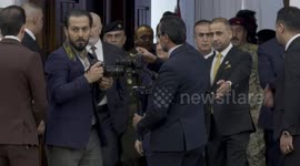 Iraqi President Abdul Latif Rashid votes in parliamentary elections