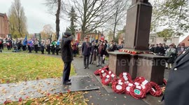 Armistice Day services taking place across Britain