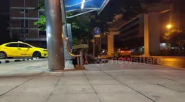 Kind local gives homeless man a carton of milk