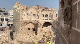 Restoration begins on Gaza's historic Pasha Palace Museum damaged in war