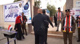 Iraqi voters cast ballots in Mosul for parliamentary elections