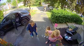 Woman Gets Startled by Stranger and Screams