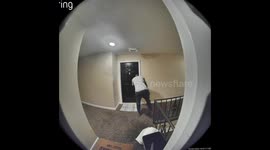 Drunk Neighbor's Fall Caught on Doorbell Cam