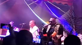 Kompa music concert of the Frères Déjean (Dejean Brothers).  French island of Martinique, Rivière-Salée, Espace Reprise,  Caribbean, West Indies, France, 10 November 2025