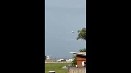 Smooth landing of LATAM airplane in South Carolina, USA