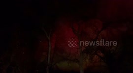 I was able to capture the northern lights displaying the reddest sky