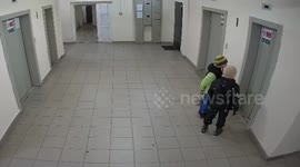 Boys’ bottle prank nearly hits children in Zvenigorod, Moscow, Russia