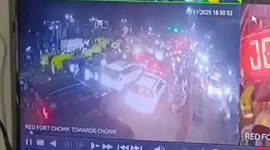 Delhi Blast CCTV: Explosive Moment Caught on Camera