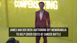 James Van Der Beek auctioning off memorabilia to help cover costs of cancer battle