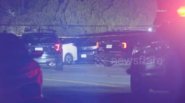 US, Los Angeles: Pico Rivera Officer-Involved Shooting Follows Vehicle Pursuit With Sound On Tape