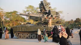 Iran displays missiles, drones, air defense systems in Tehran exhibition