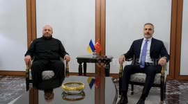 Turkish foreign minister meets with visiting secretary of Ukraine's National Security