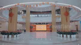 China: Peng Liyuan, Spain's Queen Letizia visit service center for persons with disabilities in Beijing