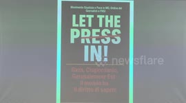 Italian press unions urge government, EU to pressure Israel to allow media access to Gaza