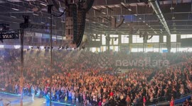 Women of Joy conference, 10/2025, Frisco, Tx. I was walking back from the restroom and saw and heard this amazing moment and had to capture! All of the women in the audience lifting praise to our Lord God! It was beautiful!