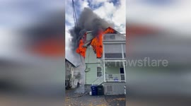 US: $500000 Fire Rips Through Dorchester Multi-Family Home