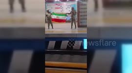 Iran: Two Air Force Officers Detained for Waving Pre-Revolution Flag in Tehran Metro