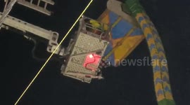 8 people stranded on 30-foot-high swing for 2 hours, rescued using hydraulic lift