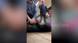 'Pickpocket' gets instant karma - after striking in front of martial arts champion