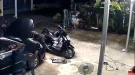 Mechanic engulfed by fire when car engine explodes during repairs