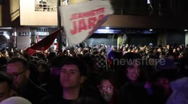 Chile: Supporters rally for Jeannette Jara at campaign closing in Maipú