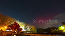 Northern lights illuminate New Jersey sky over Clinton