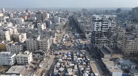 Gaza’s Unknown Soldier Square becomes refuge for families displaced by Israeli assaults