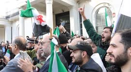 Flag raised as Syrian embassy reopens in London after 12-year closure