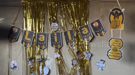 Students in Gaza celebrate high school exam results amid ruins