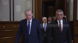 Turkish President Erdogan welcomes newly elected TRNC president in Ankara (2)