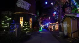 Extreme Christmas Decorations in Grand Rivers, Kentucky at Patti's 1800's Settlement