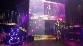 “Sex Sales” Katie Price makes a statement after her singing performance at this years Glamour Awards