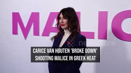Carice Van Houten 'broke down' shooting Malice in Greek heat