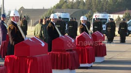 Ceremony held in Ankara for soldiers martyred in Georgia air crash