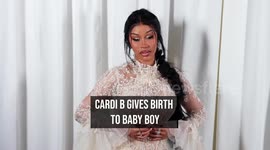 Cardi B gives birth to baby boy